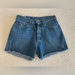 Classic Blue Denim Jean Shorts